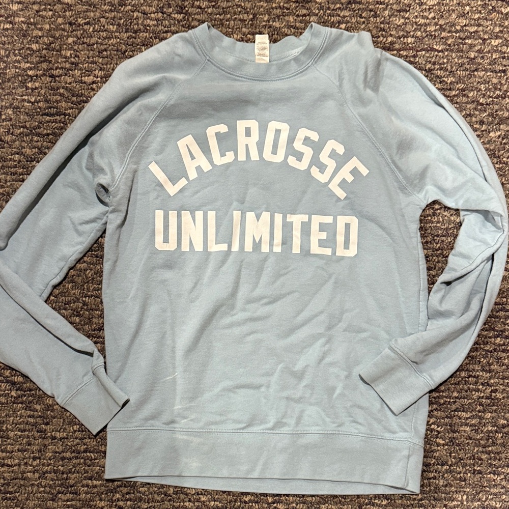 Lacrosse Unlimited Blue Crewneck